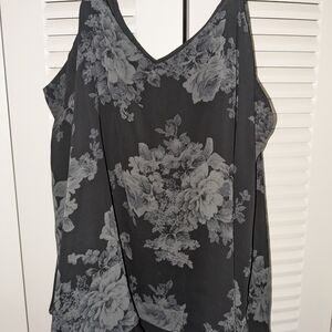 Torrid Floral Print Sleeveless Top